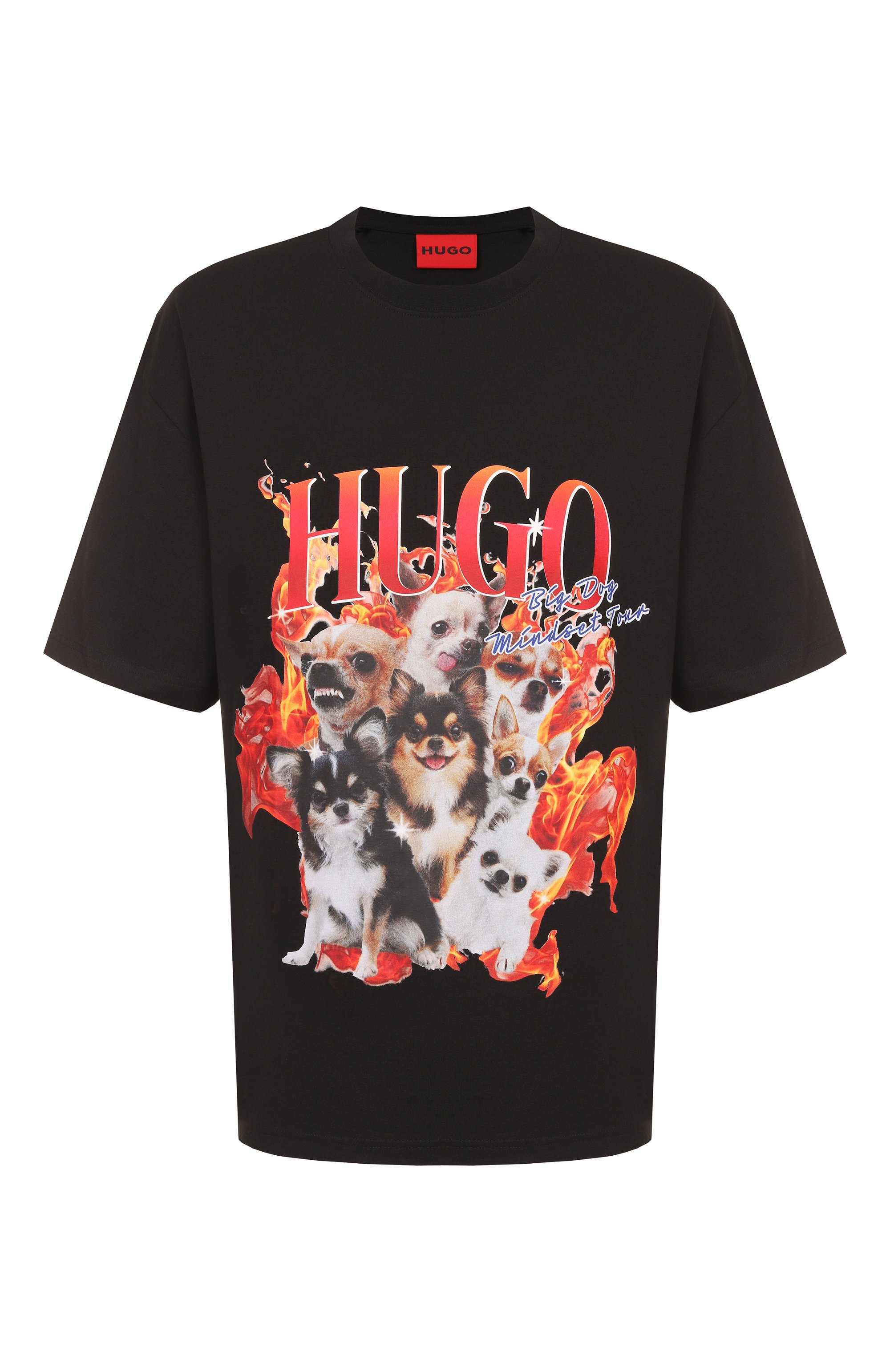 Хлопковая футболка HUGO, арт. 50538259, фото 1