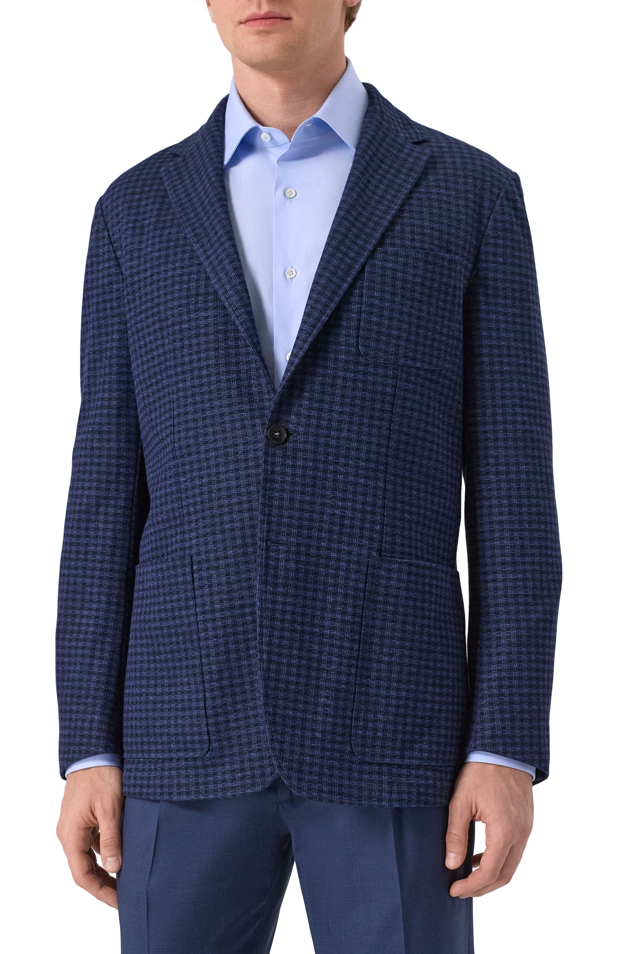 Пиджак изо льна и хлопка CANALI, арт. J0147/JJ02973, фото 4