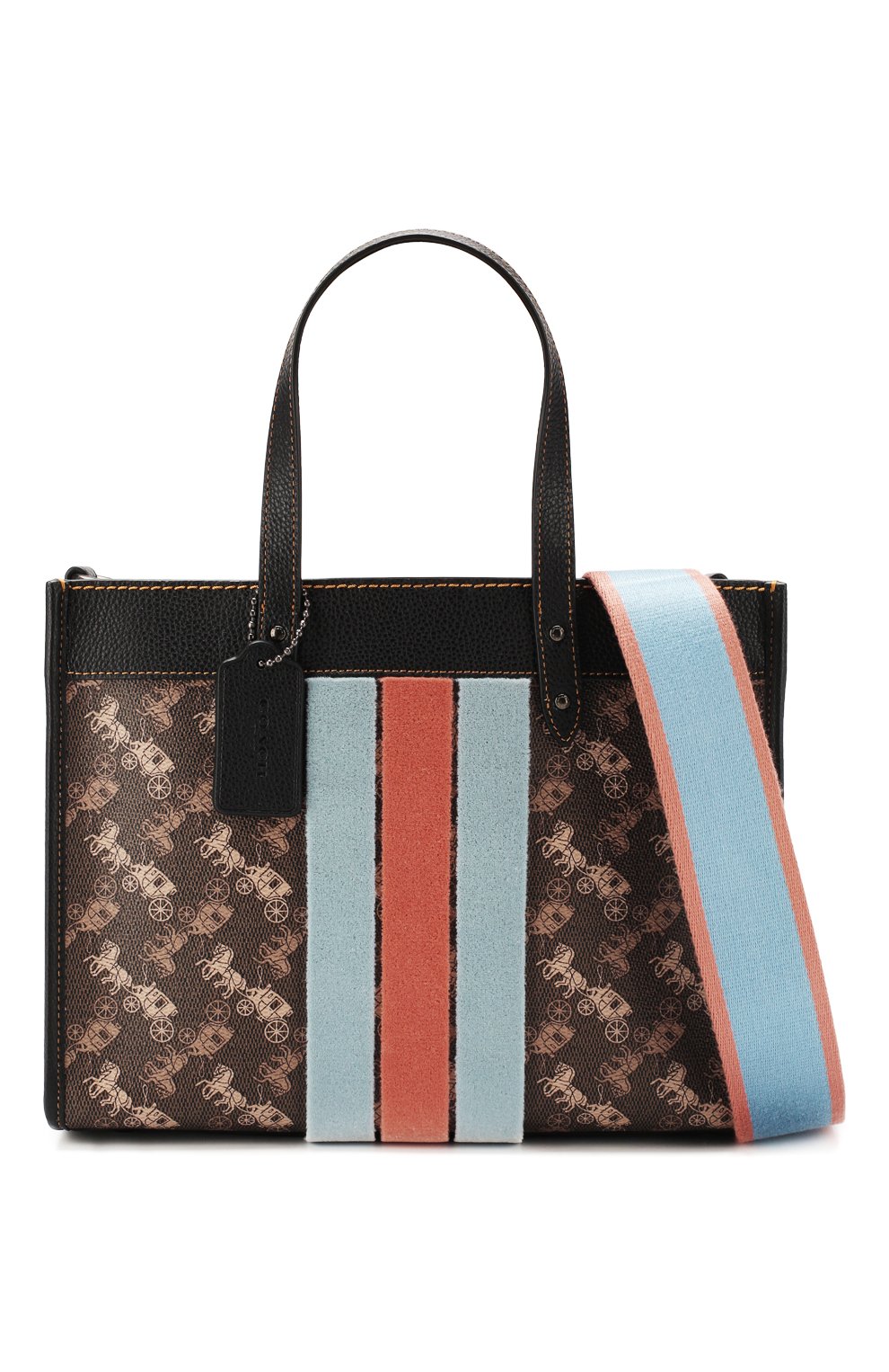 Сумка-тоут field 30 small COACH коричневого цвета по цене 49750 руб., арт. 79238, фото 6 Сумка-тоут field 30 small COACH, арт. 79238, фото 6