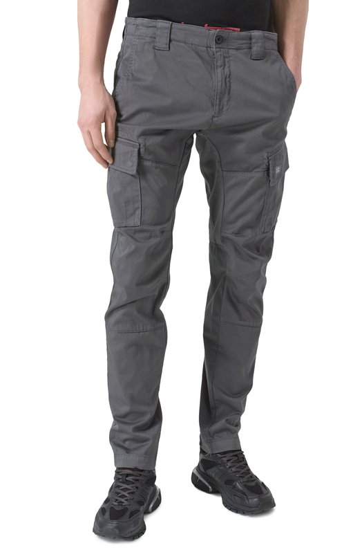 Хлопковые брюки-карго C.P. Company 18CMPA117A005694G Серый  18CMPA117A005694G Фото 3