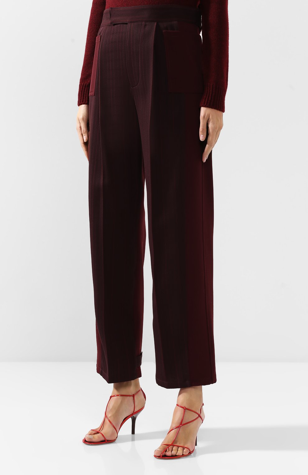 Шерстяные брюки со стрелками CELINE, арт. 21W13576C, фото 3