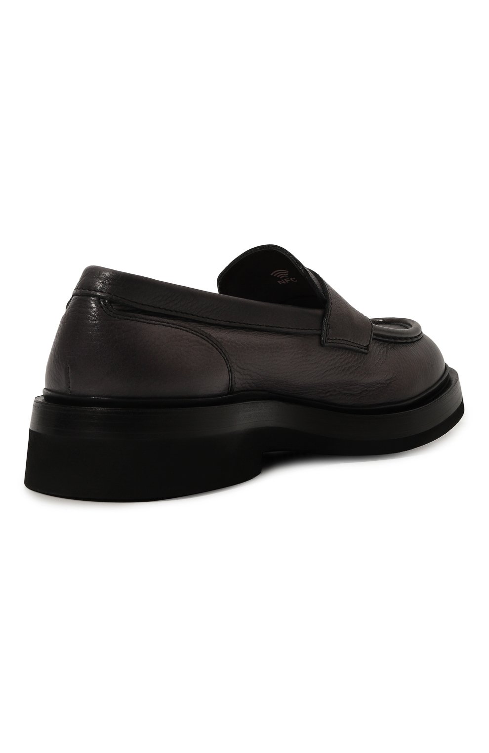 Кожаные пенни-лоферы alfie SANTONI, арт. MCAG18365JW6SHAS, фото 5