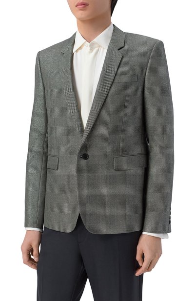 Пиджак из шерсти и вискозы SAINT LAURENT, арт. 600331/Y1B55, фото 3