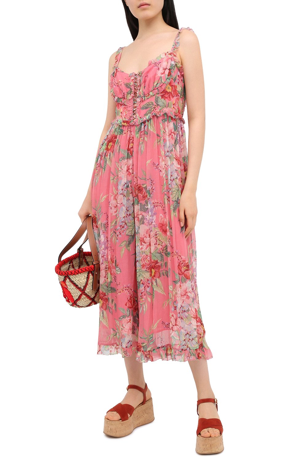 Шелковый комбинезон ZIMMERMANN, арт. 8209UBTD, фото 2