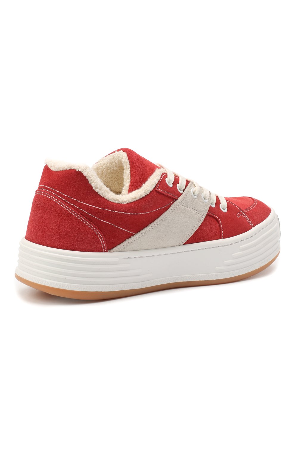 Замшевые кеды PALM ANGELS, арт. PMIA051F20LEA0012501, фото 4