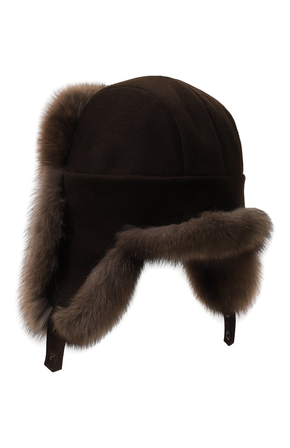 Кашемировая шапка-ушанка майкл с мехом соболя FURLAND, арт. 0201414210008100022, фото 2