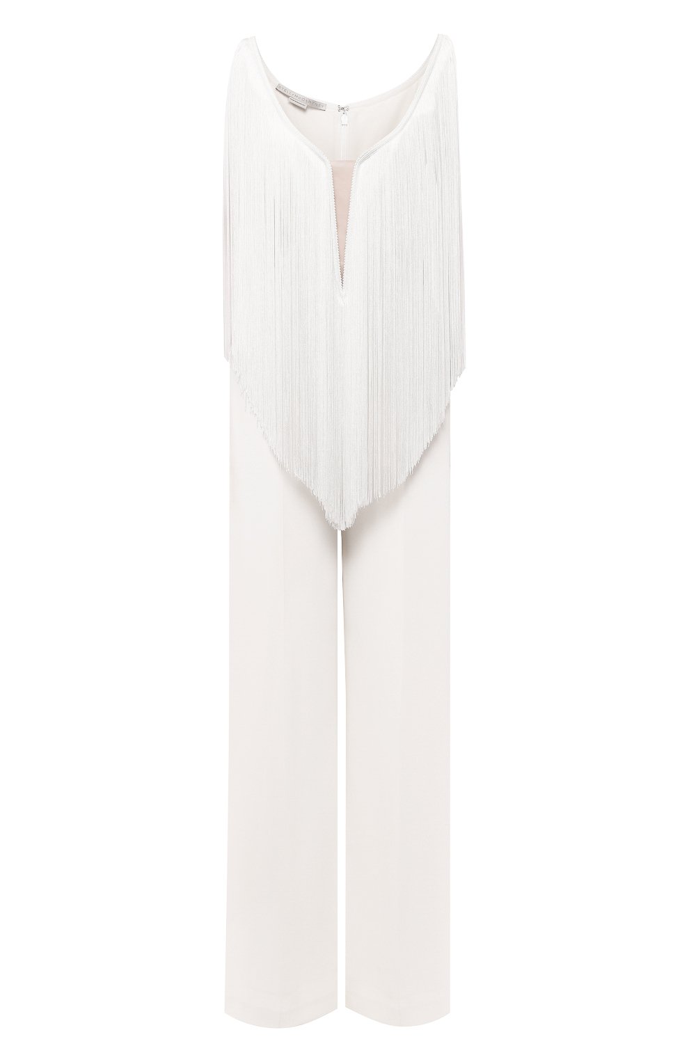Комбинезон с бахромой STELLA MCCARTNEY белого цвета по цене 186000 руб., арт. 558455/SCA06, фото 1 Комбинезон с бахромой STELLA MCCARTNEY, арт. 558455/SCA06, фото 1