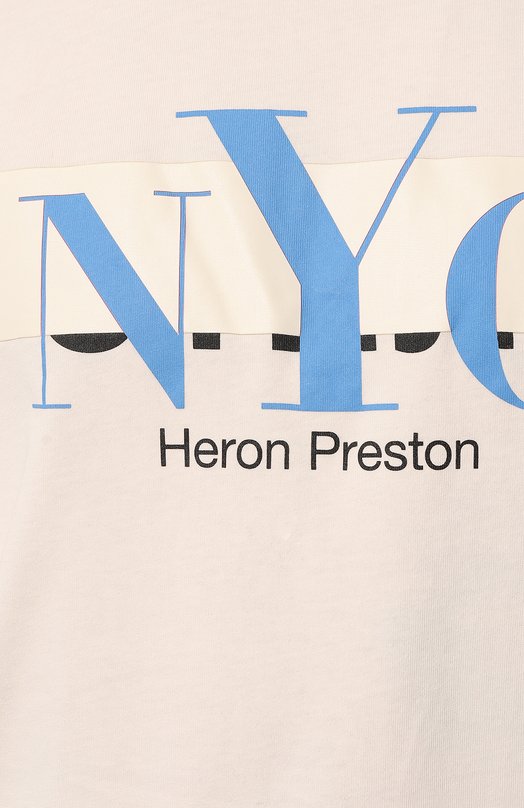 Хлопковая футболка Heron Preston 5