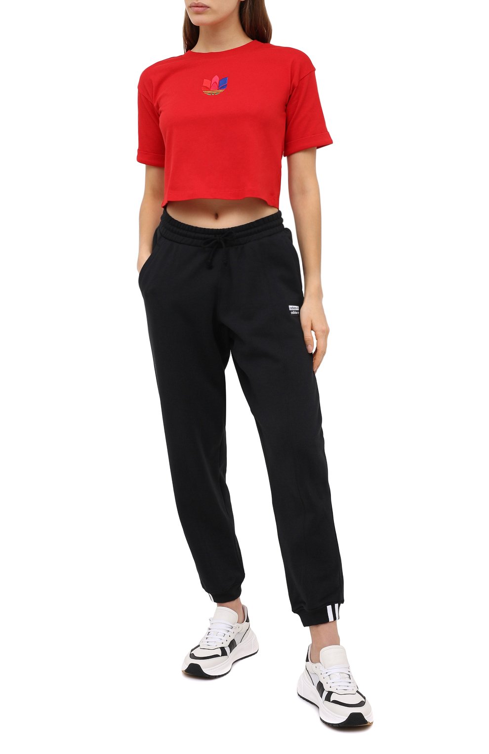 Хлопковый топ ADIDAS ORIGINALS, арт. GD2319, фото 2