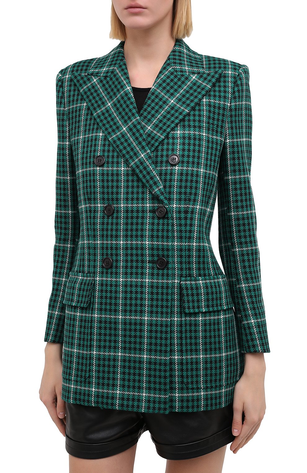Шерстяной жакет SAINT LAURENT, арт. 634987/Y7B72, фото 4