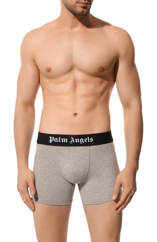 Комплект из двух боксеров Palm Angels PMUH003C99FAB005 Серый  PMUH003C99FAB005 Фото 2