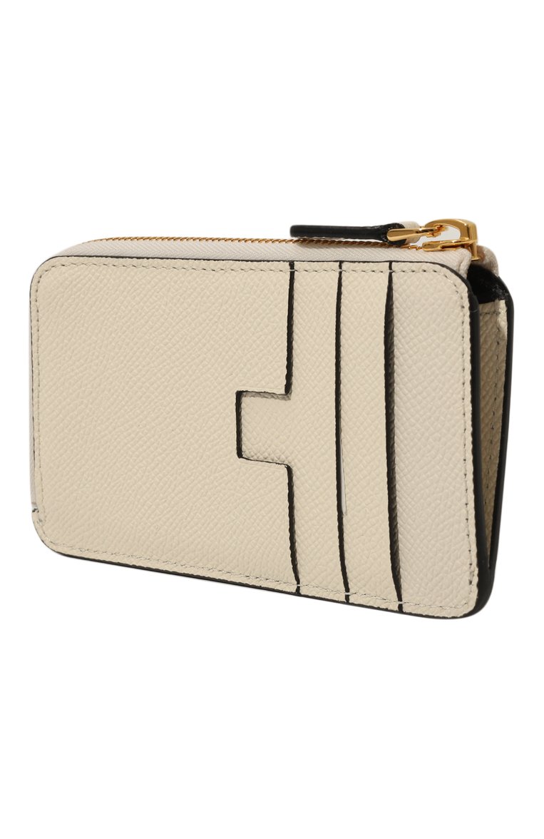 Мужской кожаный футляр для кредитных карт TOM FORD кремового цвета, арт. YM238T/LCL081 | Фото 2 (Материал: Натуральная кожа; Нос: Не проставлено)