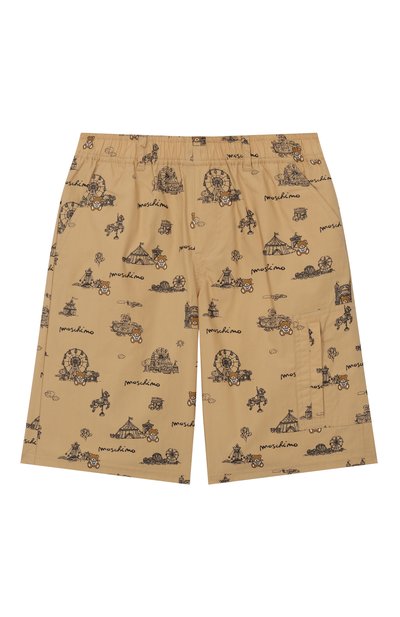 Хлопковые шорты MOSCHINO, арт. HUQ024/LLB47/10-14