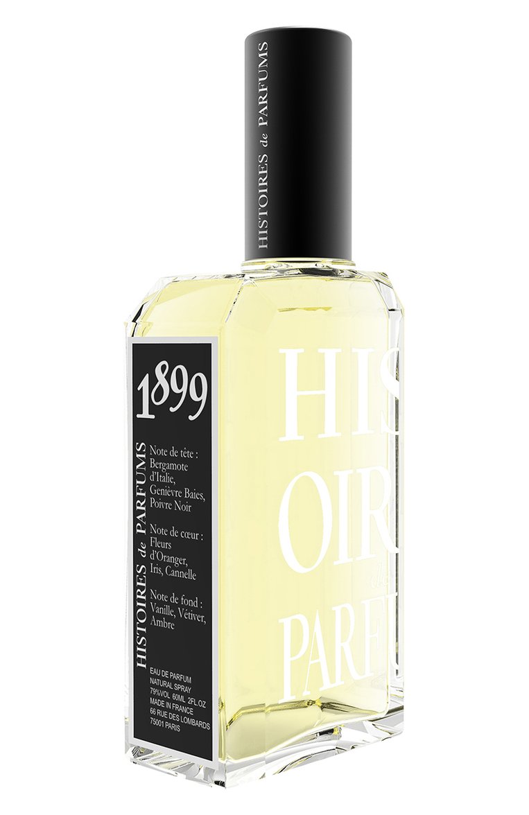 Парфюмерная вода 1899 (60ml) HISTOIRES DE PARFUMS бесцветного цвета, арт. 1899B60F | Фото 1 (Нос: Не проставлено; Региональные ограничения белый список (Axapta Mercury): Не проставлено; Тип продукта - парфюмерия: Парфюмерная вода; Тип аромата: Древесный, Восточный; Ограничения доставки: flammable)