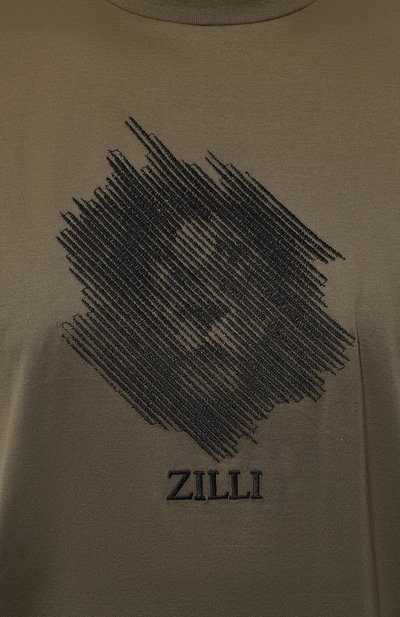 Хлопковая футболка ZILLI, арт. TSR001M0110VLIST0M, фото 5