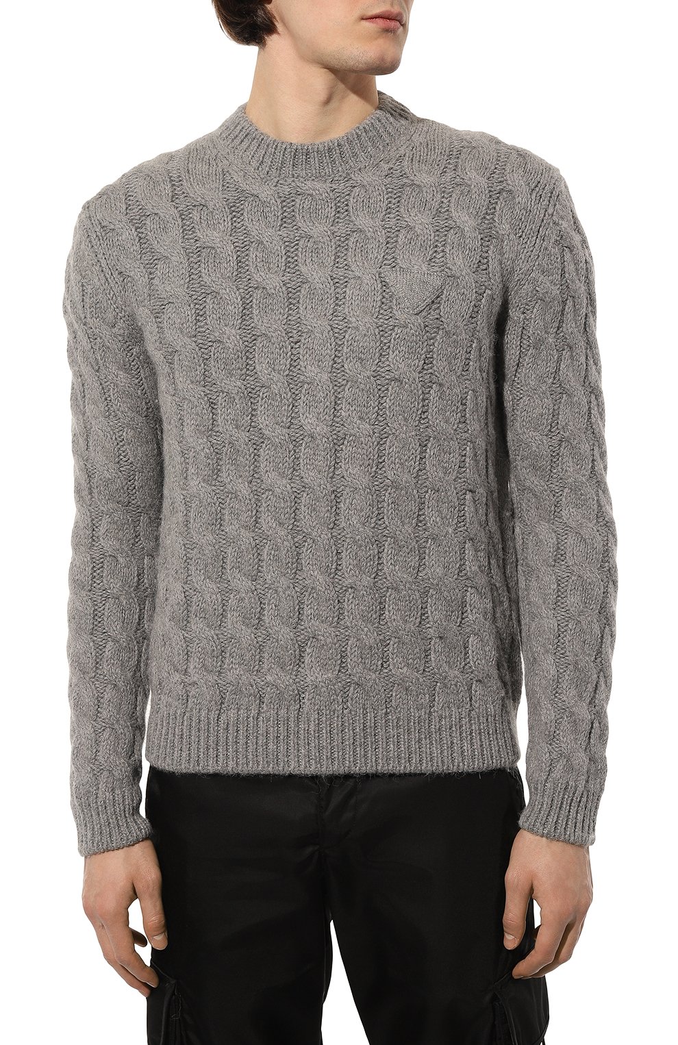 Свитер из шерсти альпака PRADA, арт. UMB343-10HZ-F0031-212, фото 3