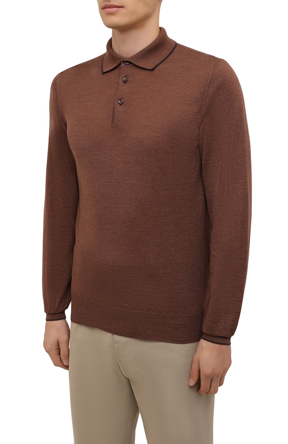 Поло из шерсти и кашемира FIORONI, арт. MK00T0C1, фото 3