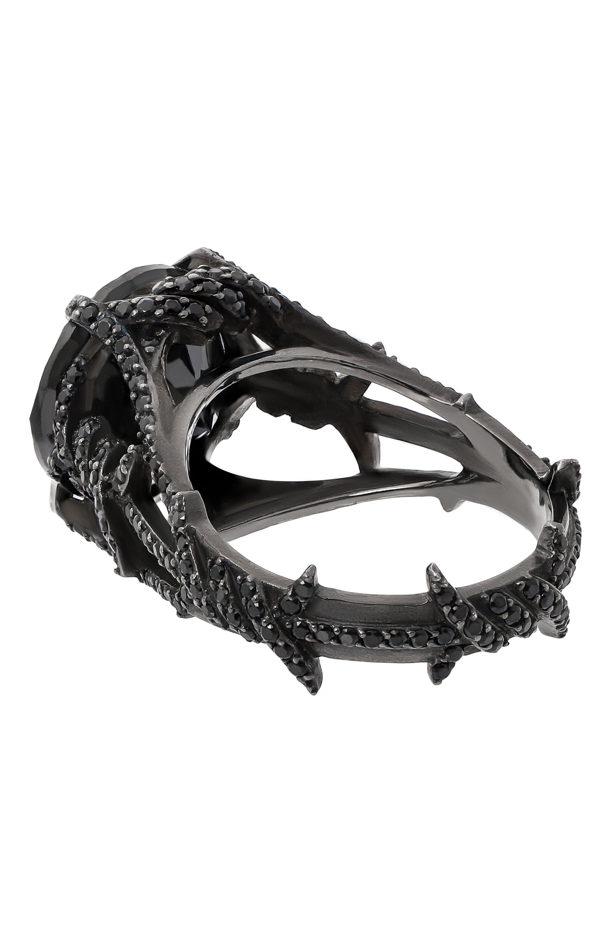 Кольцо CAVIAR JEWELLERY черного цвета по цене 27800 руб., арт. TL001, фото 3 Кольцо CAVIAR JEWELLERY, арт. TL001, фото 3