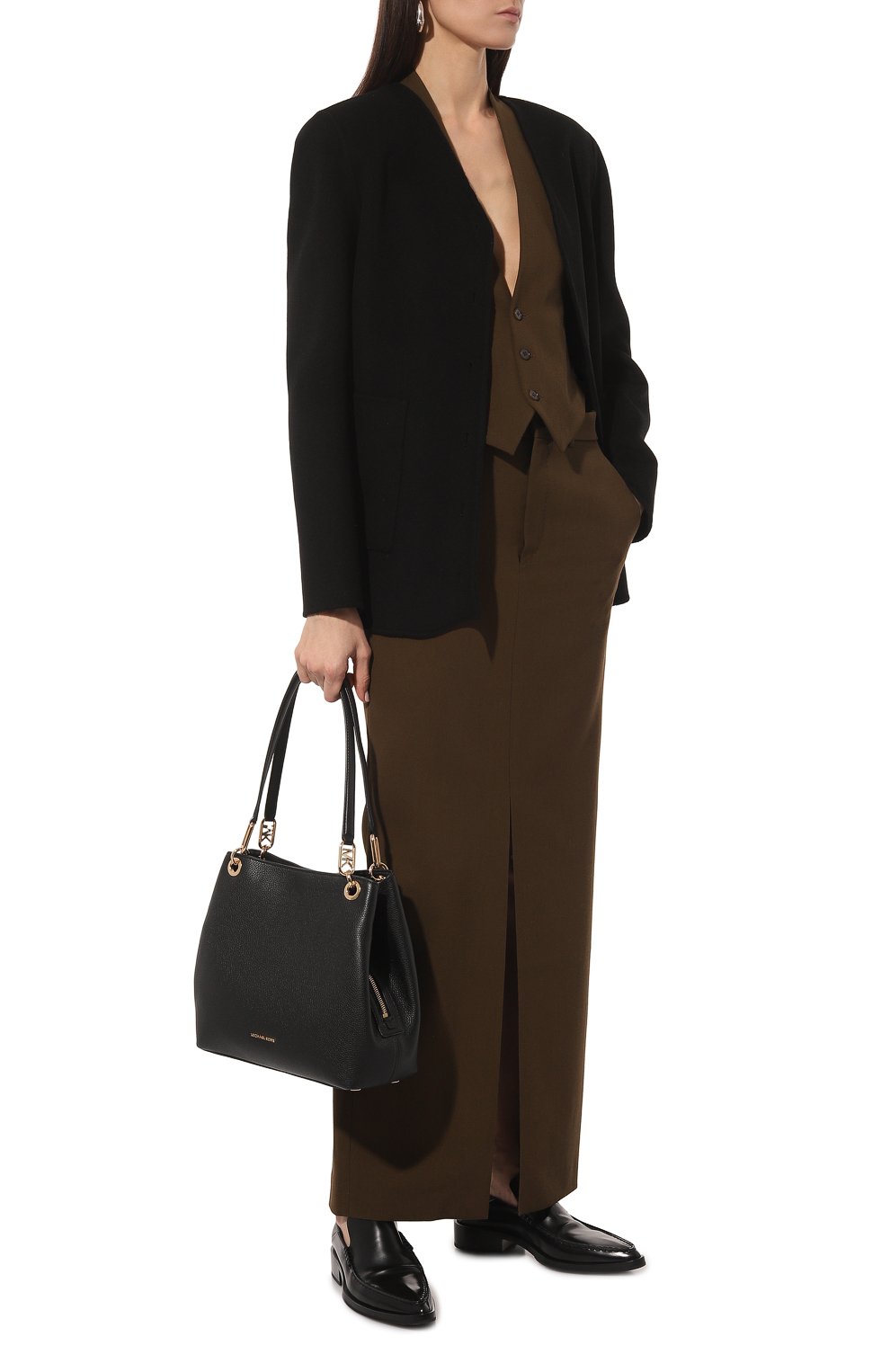 Сумка kensington MICHAEL MICHAEL KORS черного цвета по цене 43300 руб., арт. 30F3G8KT7L, фото 7 Сумка kensington MICHAEL MICHAEL KORS, арт. 30F3G8KT7L, фото 7