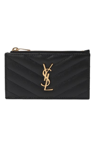 Женский кожаный футляр для кредитных карт monogram SAINT LAURENT, арт. 607915/B0W01
