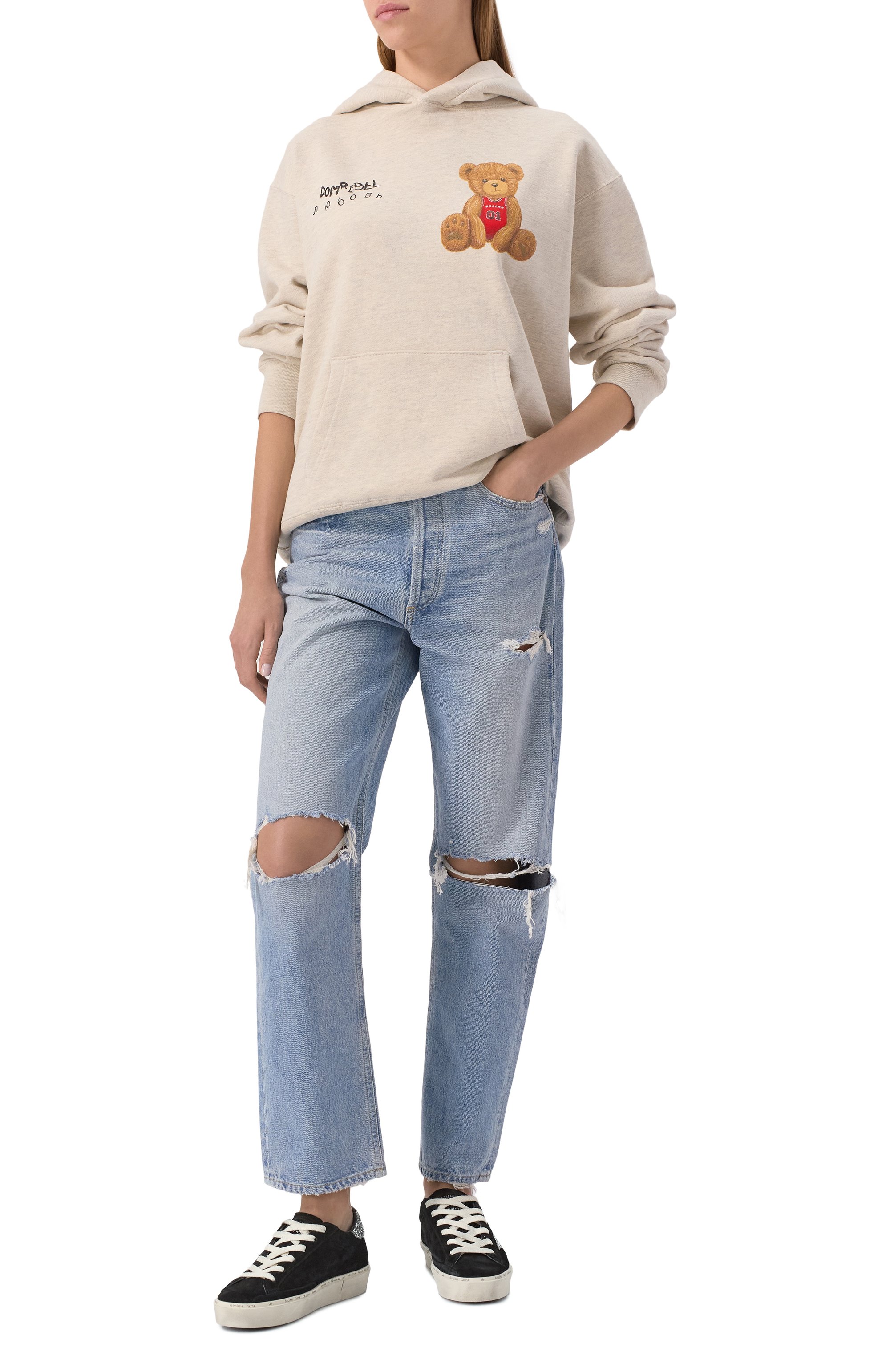 Замшевые кеды hi star GOLDEN GOOSE DELUXE BRAND, арт. GWF00118.F006389, фото 2