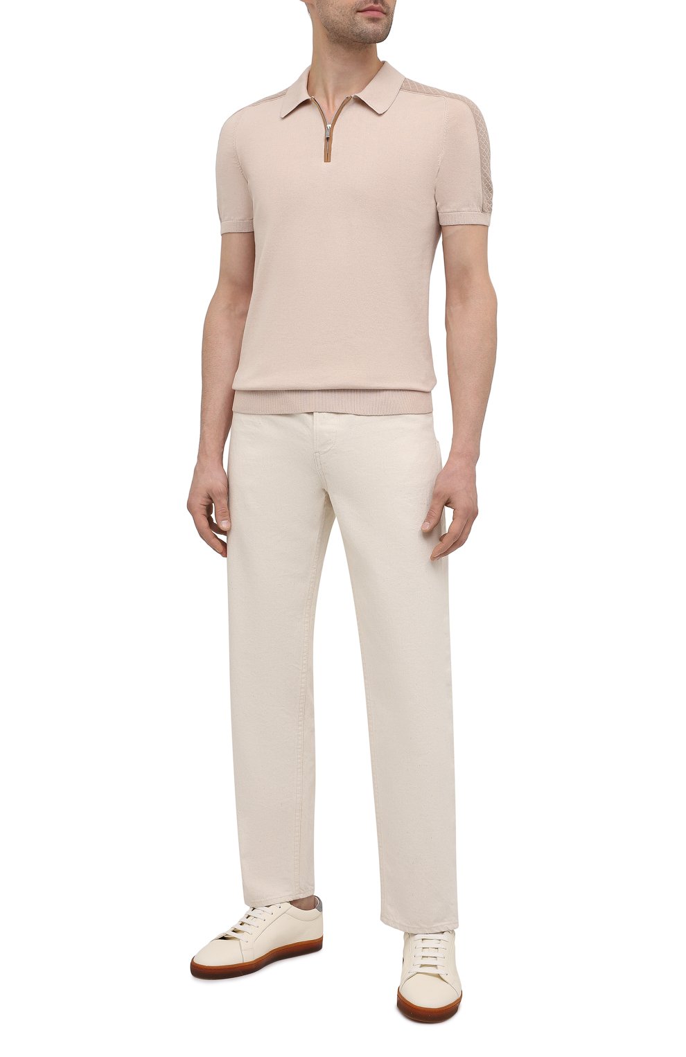 Поло из хлопка и шелка IL BORGO CASHMERE, арт. 56-1963-01G0, фото 2