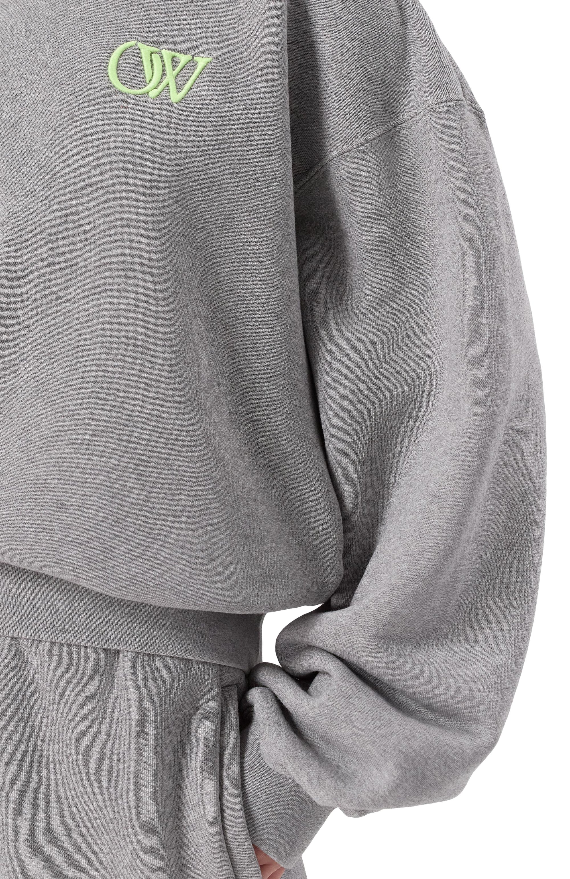 Хлопковый свитшот OFF-WHITE, арт. 0WBA075S25FLE0040514, фото 5