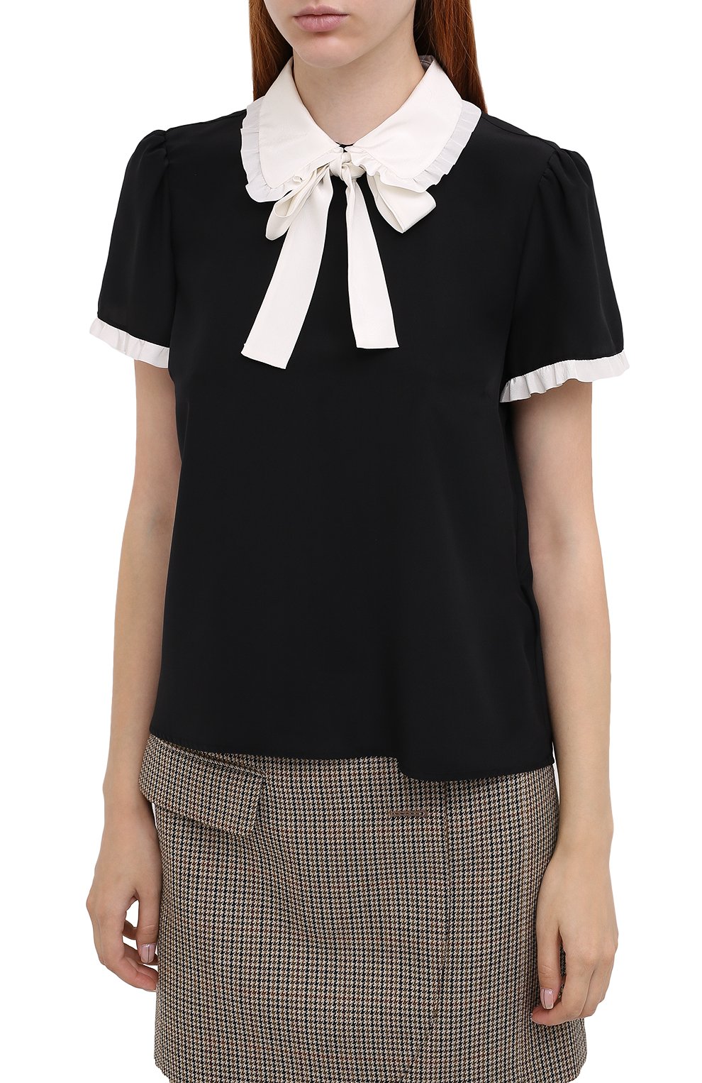 Шелковая блузка REDVALENTINO, арт. UR0AAA65/48P, фото 3