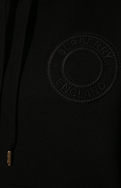 Худи из хлопка и вискозы BURBERRY черного цвета по цене 99500 руб., арт. 8048981, фото 5 Худи из хлопка и вискозы BURBERRY, арт. 8048981, фото 5