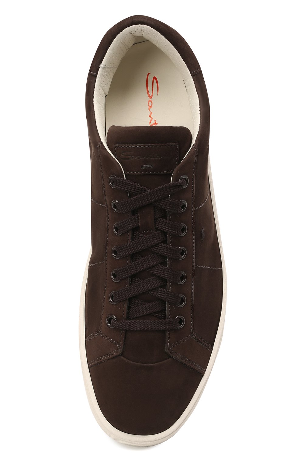 Замшевые кеды SANTONI, арт. MBGL21012PNNXS00T50, фото 5