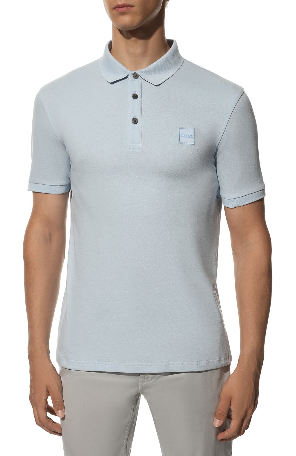 Хлопковое поло BOSS ORANGE, арт. 50472668, фото 3