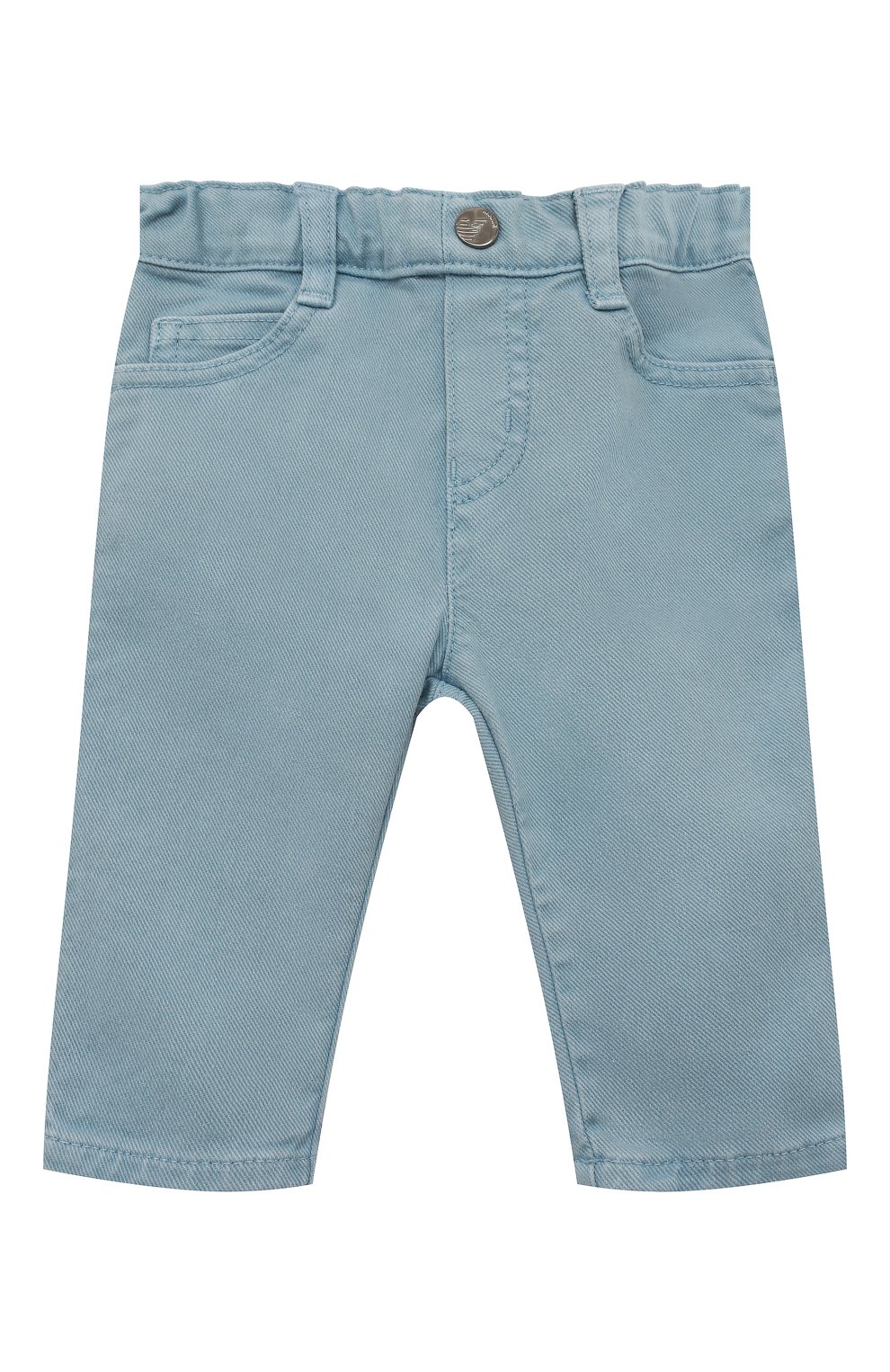 Джинсы EMPORIO ARMANI голубого цвета по цене 11300 руб., арт. 6LHJ09/4D3JZ, фото 1 Джинсы EMPORIO ARMANI, арт. 6LHJ09/4D3JZ, фото 1