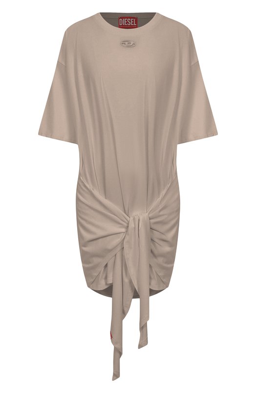 Хлопковое платье Diesel A19232/0NIAX Бежевый A19232/0NIAX