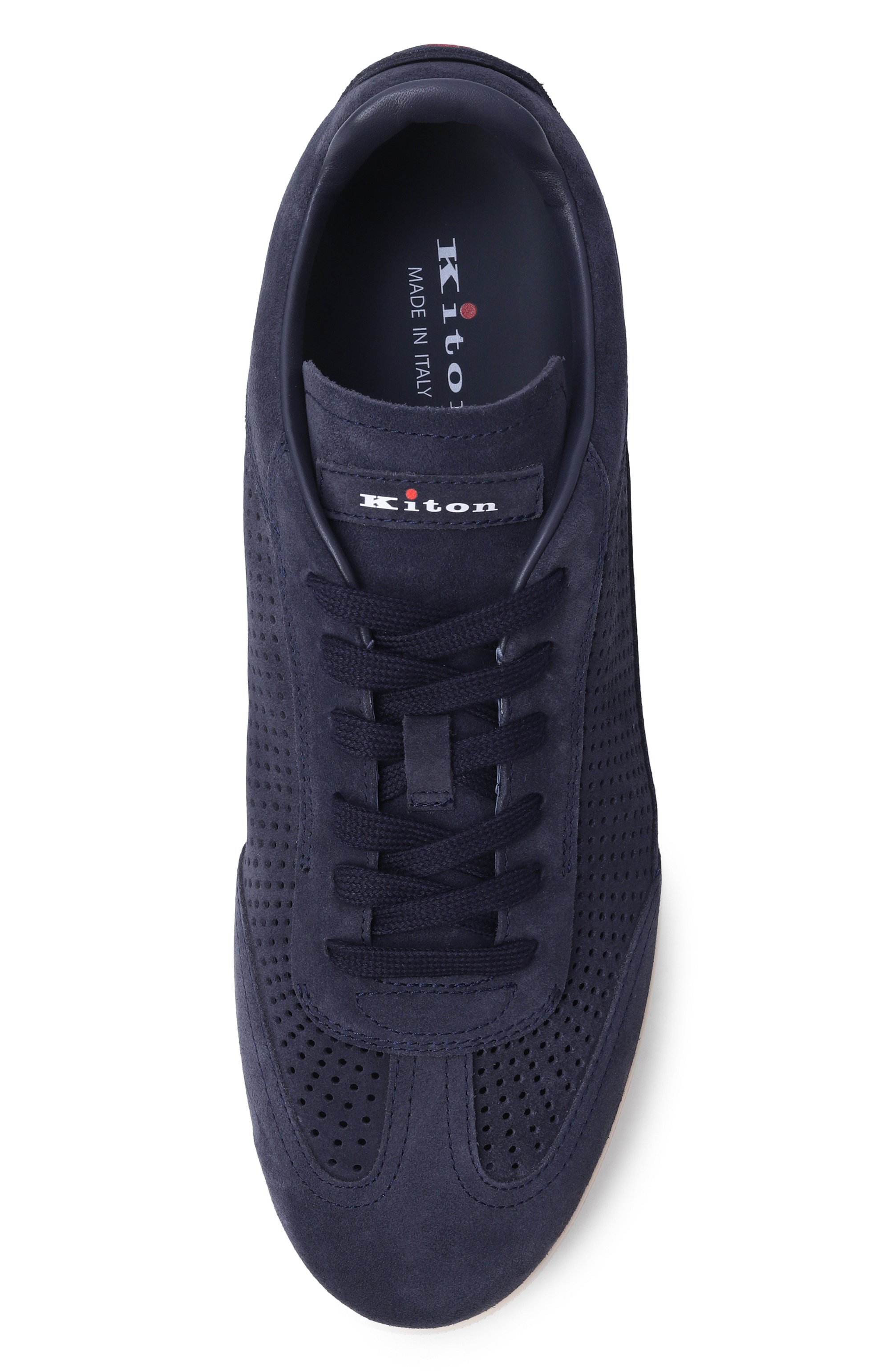 Замшевые кеды KITON, арт. USSA397N01382, фото 5