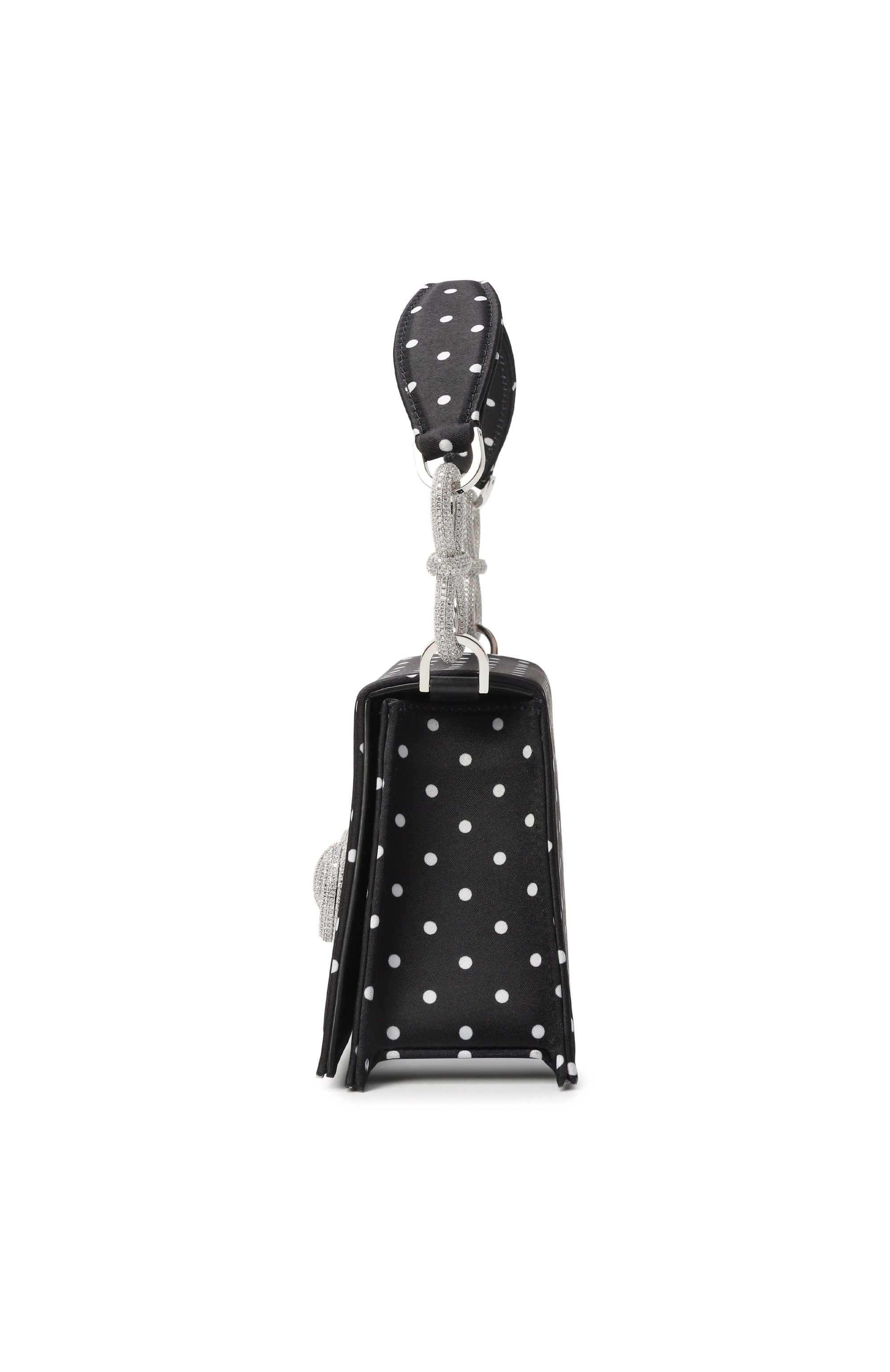 Сумка double bow samantha medium MACH & MACH, арт. PF25-B0101-D0T-BLWH, фото 4