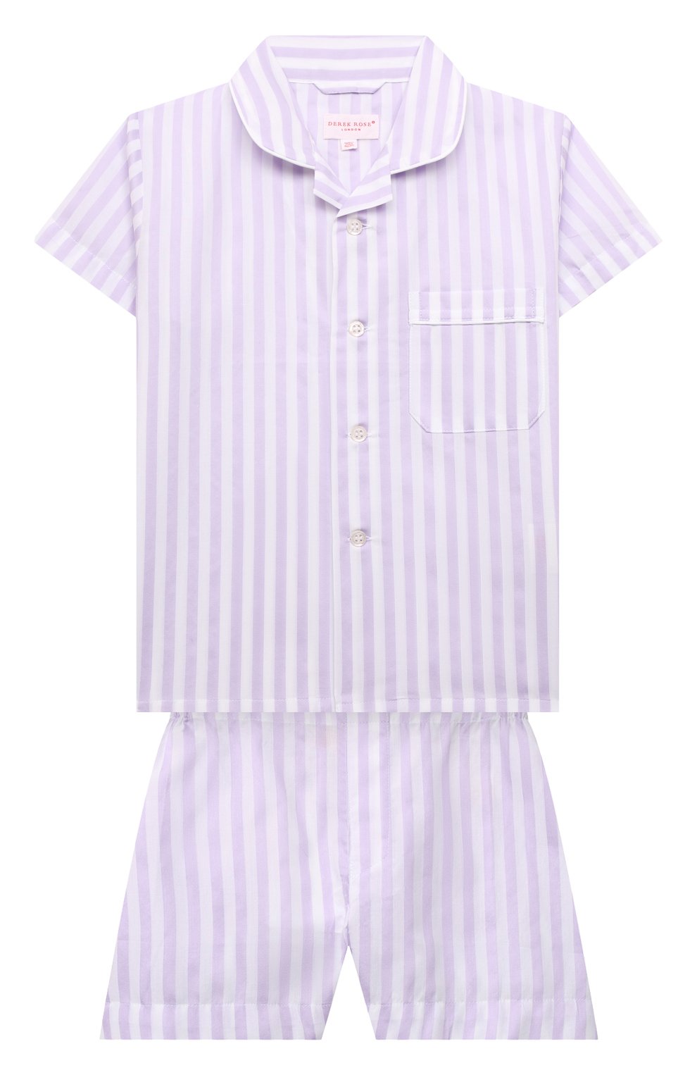 Хлопковая пижама DEREK ROSE, арт. 7035-CAPR019, фото 1