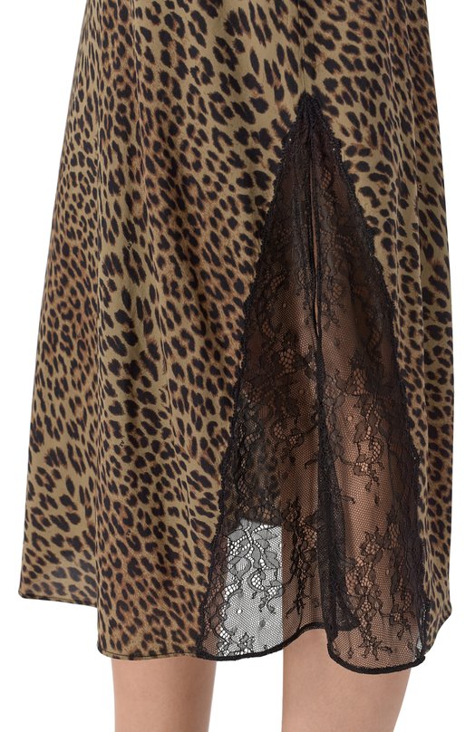 Юбка из вискозы Zadig and Voltaire WWSK01622 Леопардовый  WWSK01622 Фото 5