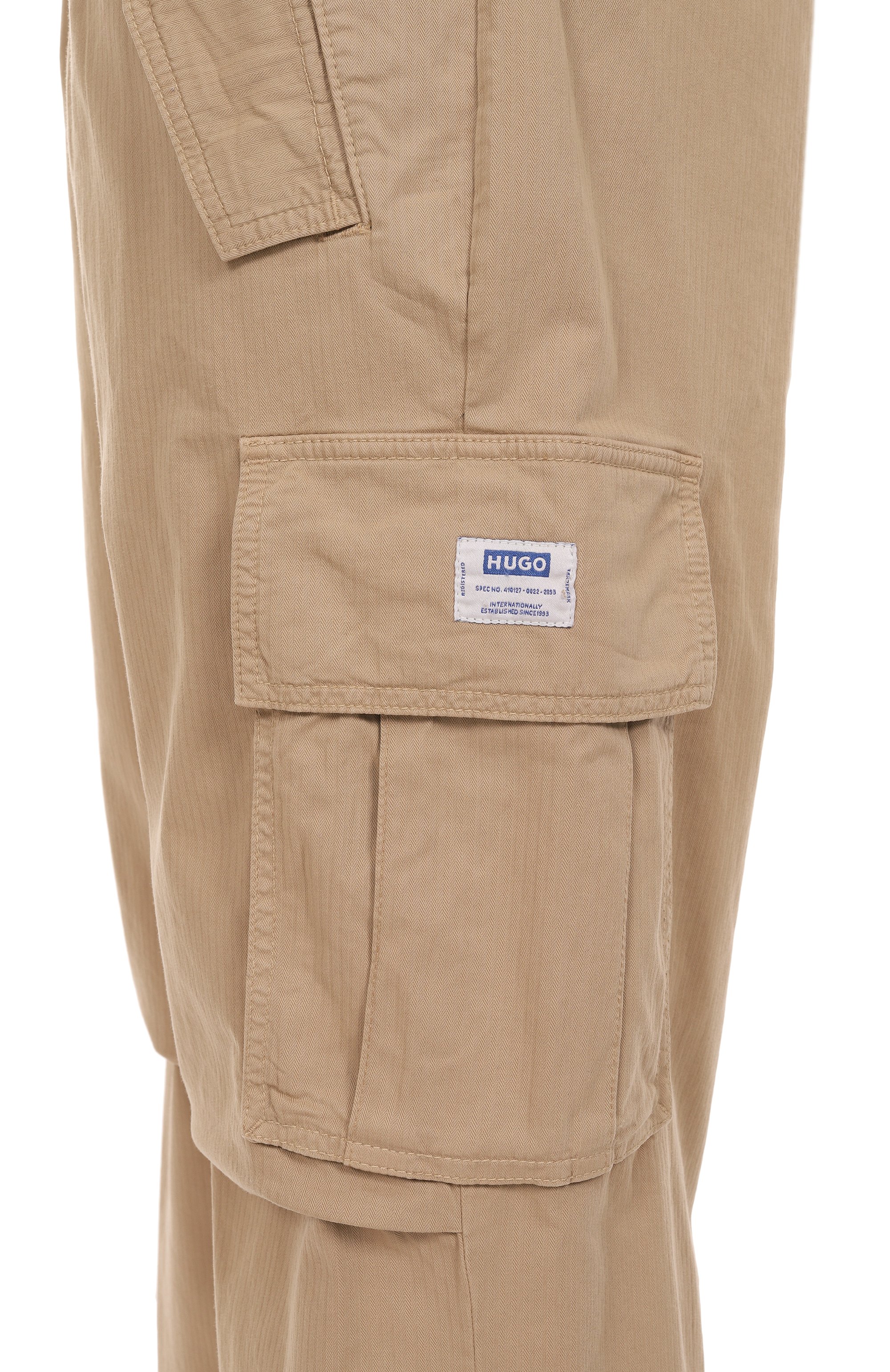 Хлопковые брюки-карго HUGO BLUE, арт. 50539092, фото 6
