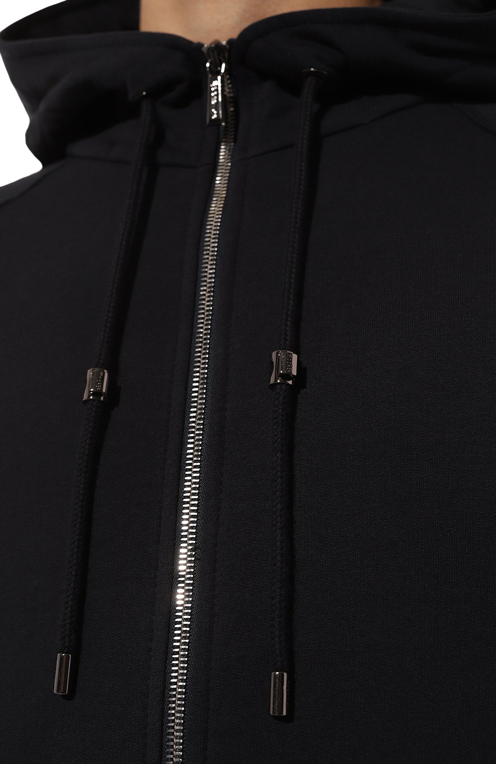 Хлопковая толстовка MOORER темно-синего цвета по цене 54300 руб., арт. N0RCIA FELPA-RAF, фото 5 Хлопковая толстовка MOORER, арт. N0RCIA FELPA-RAF, фото 5