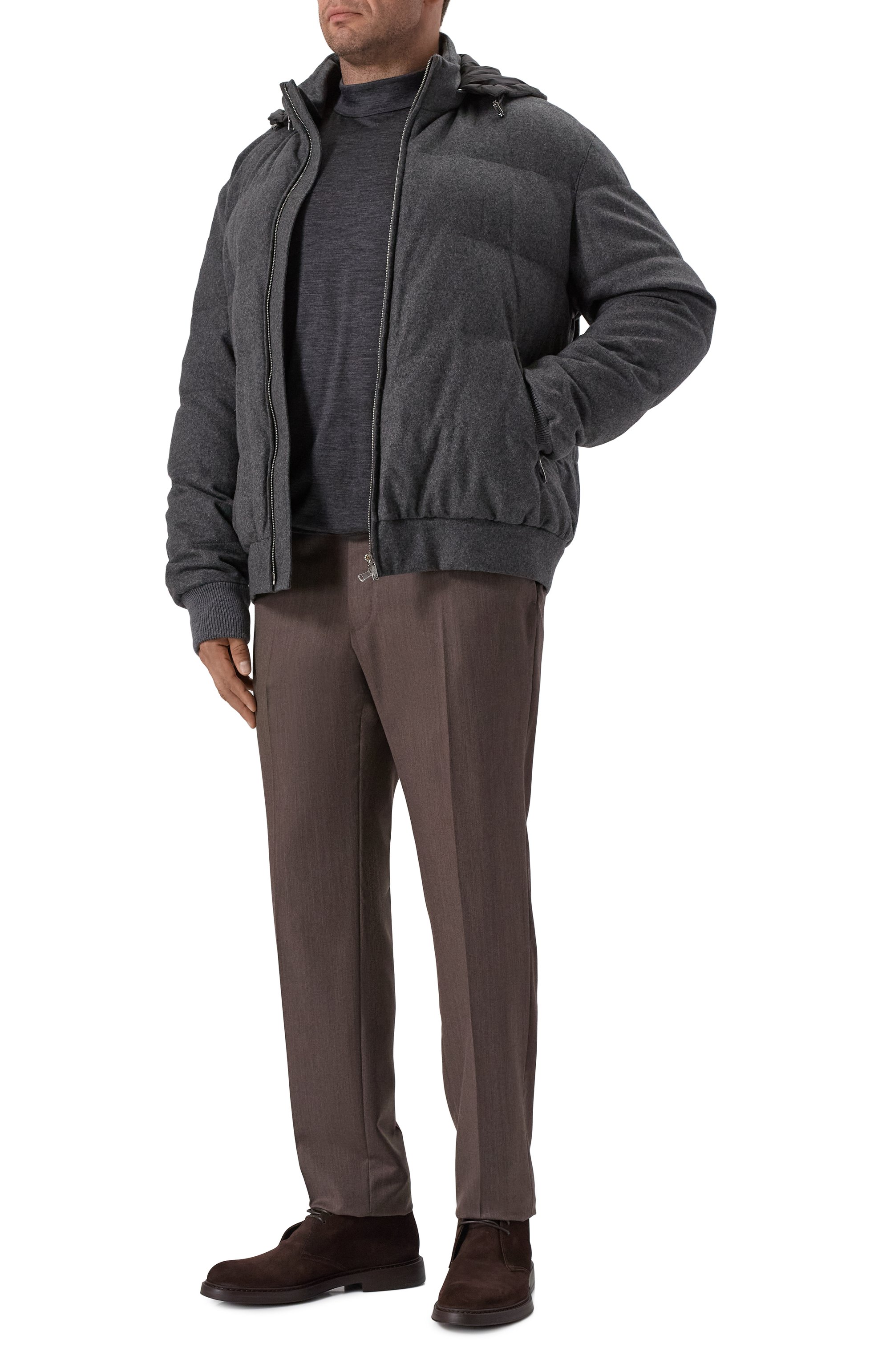 Кашемировый пуховик CORTIGIANI, арт. 3AG607, фото 2