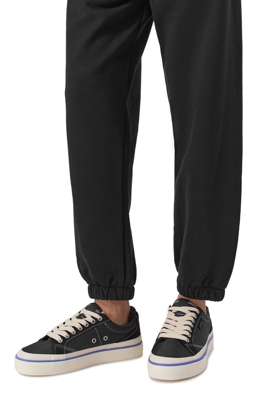 Текстильные кеды HUGO 50558176 Чёрный  50558176 Фото 2