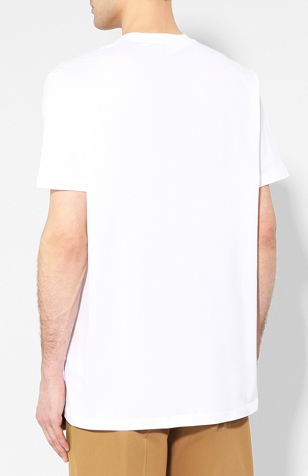 Хлопковая футболка BURBERRY, арт. 4558765, фото 4