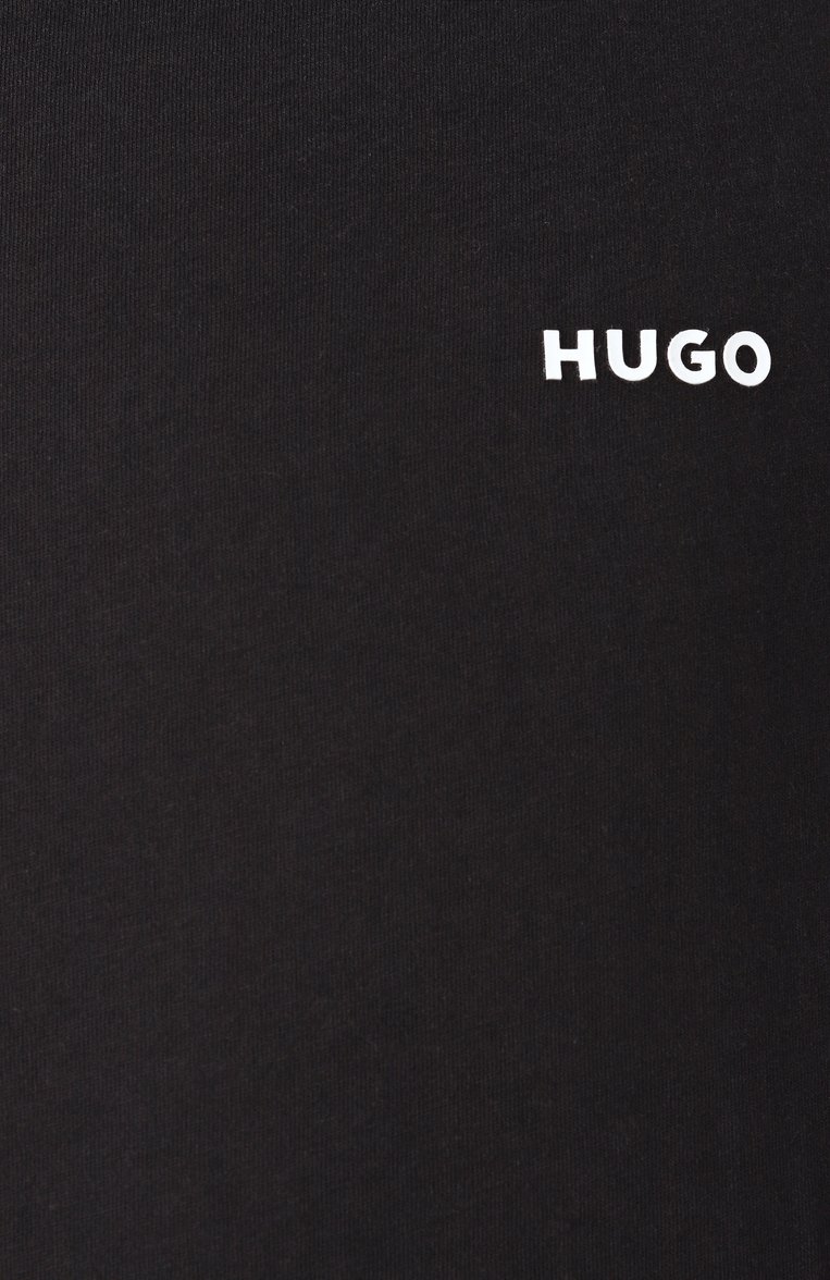 Хлопковый лонгслив HUGO, арт. 50466159, фото 1