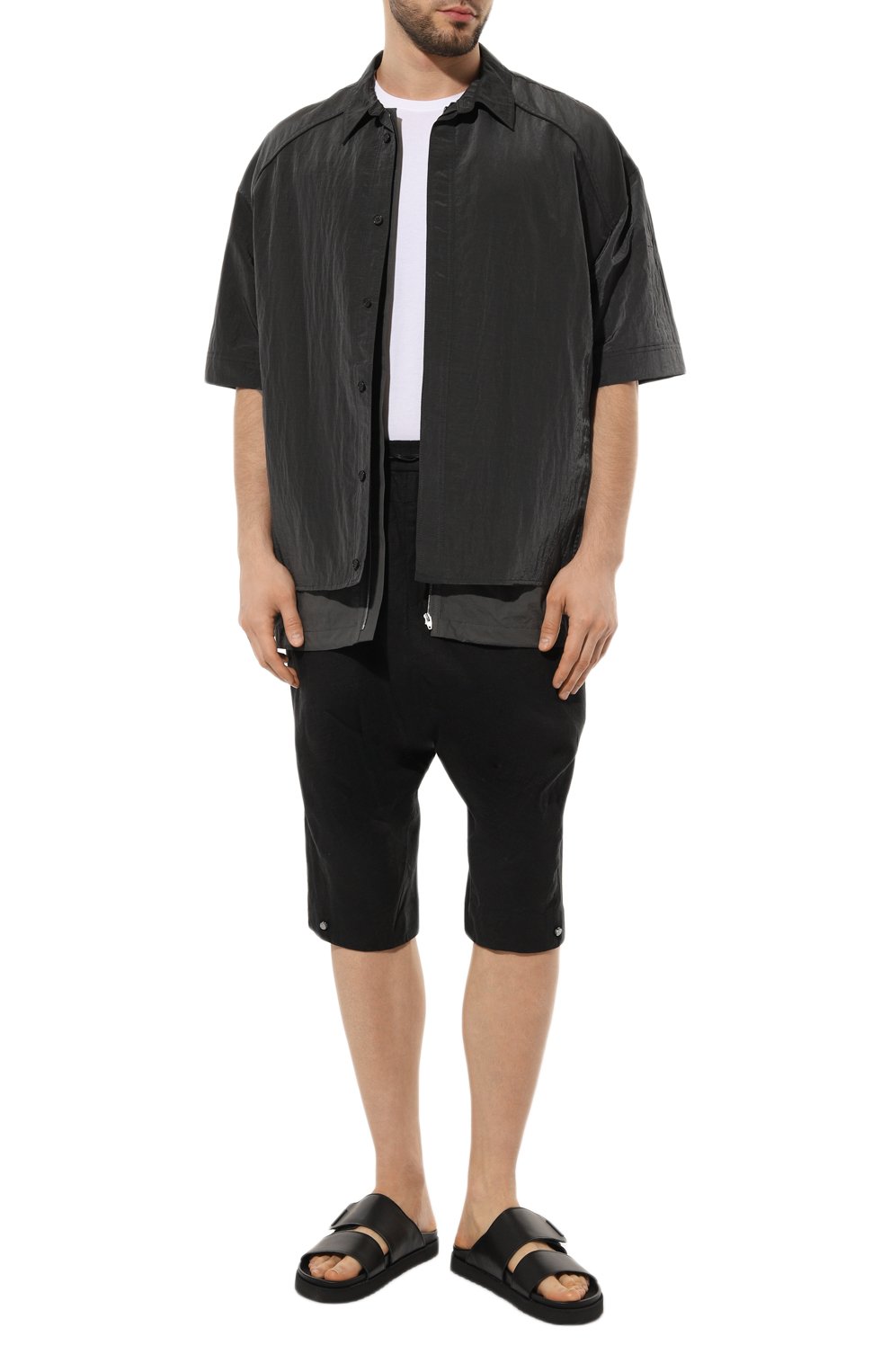 Льняные шорты 139DEC, арт. SH334-BK, фото 2