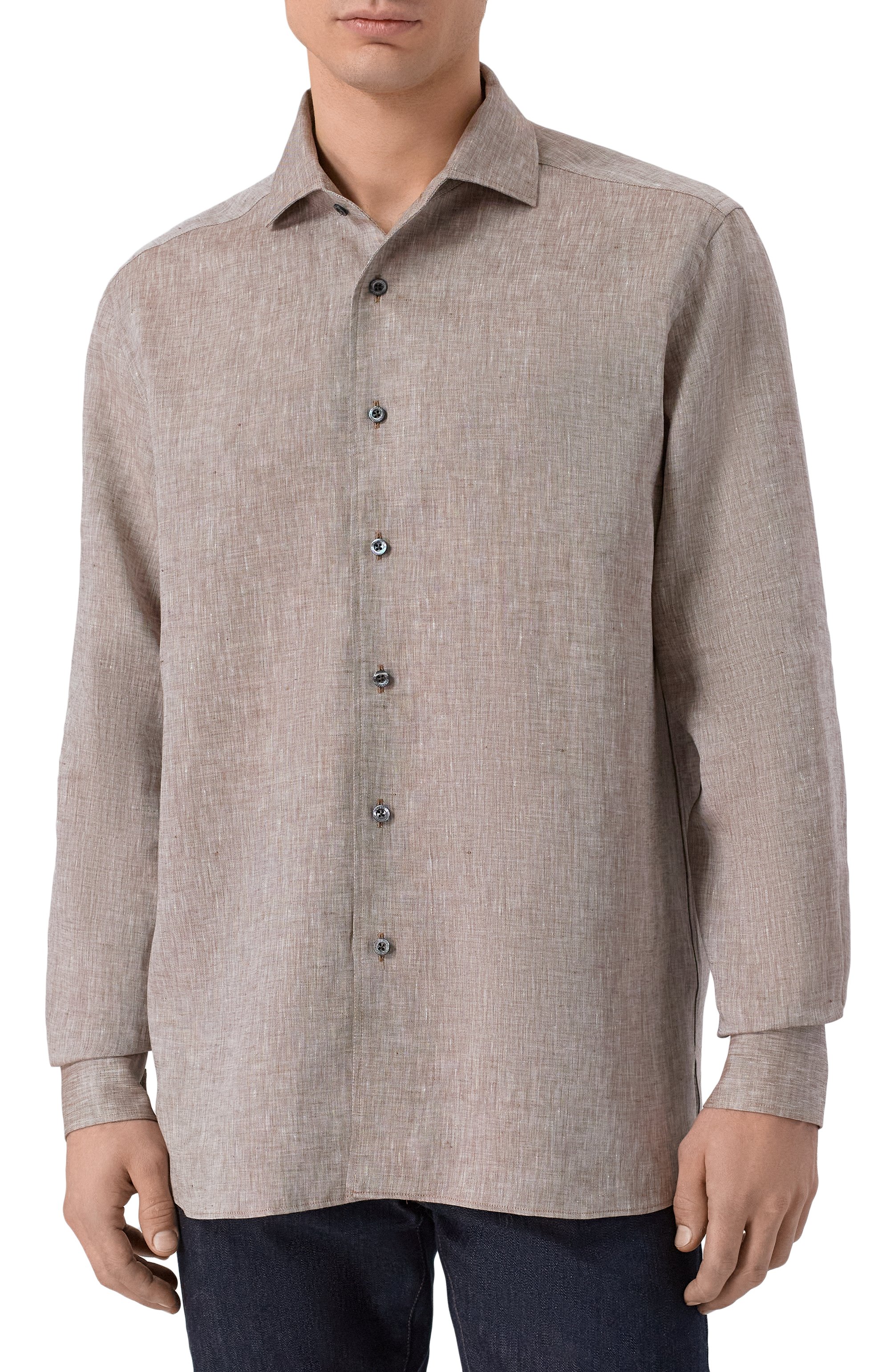 Льняная рубашка CORNELIANI, арт. 27P213/2711091, фото 3