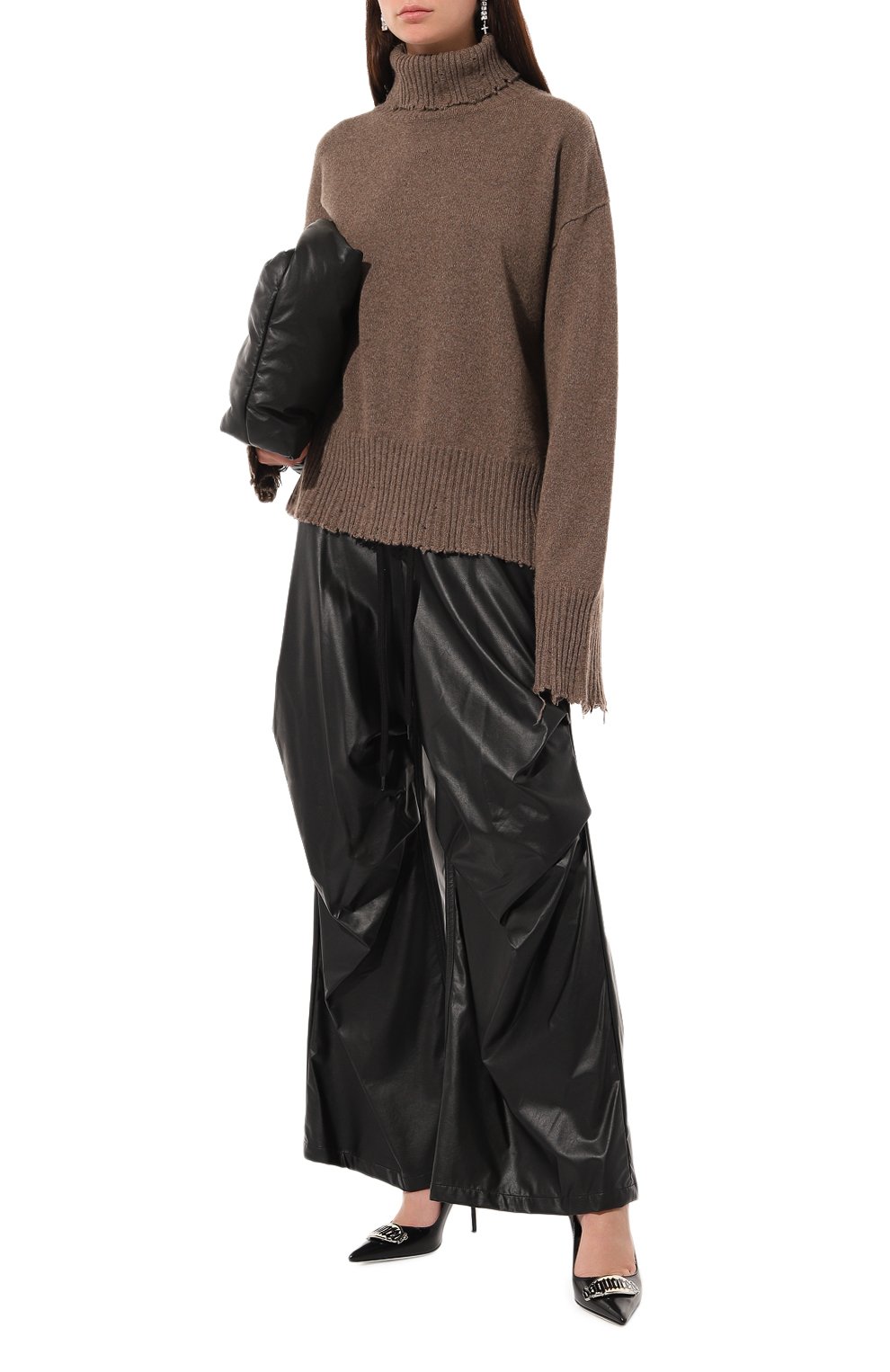 Кашемировый свитер UMA WANG коричневого цвета по цене 106000 руб., арт. UK7153, фото 2 Кашемировый свитер UMA WANG, арт. UK7153, фото 2