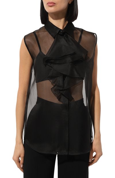 Шелковый топ KITON, арт. D58411K05P5002, фото 3