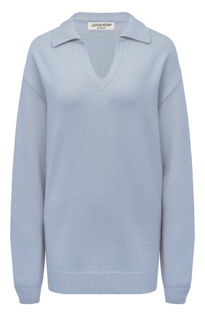 Женский пуловер из шерсти и вискозы LESYANEBO, арт. FW23/KNIT0012