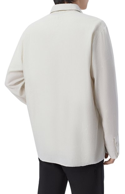 Рубашка из хлопка и льна TRANSIT, арт. CFUTRCW320, фото 4