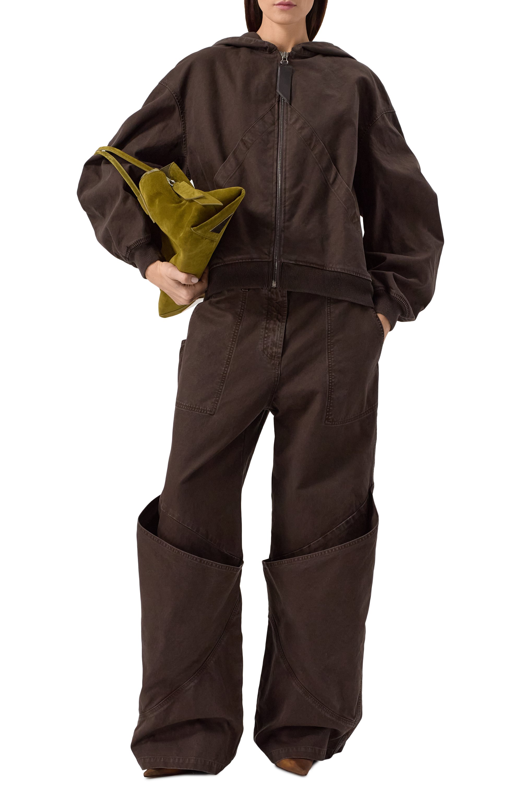 Хлопковый бомбер THE ATTICO, арт. 250WCB00066/DDC093AA, фото 2